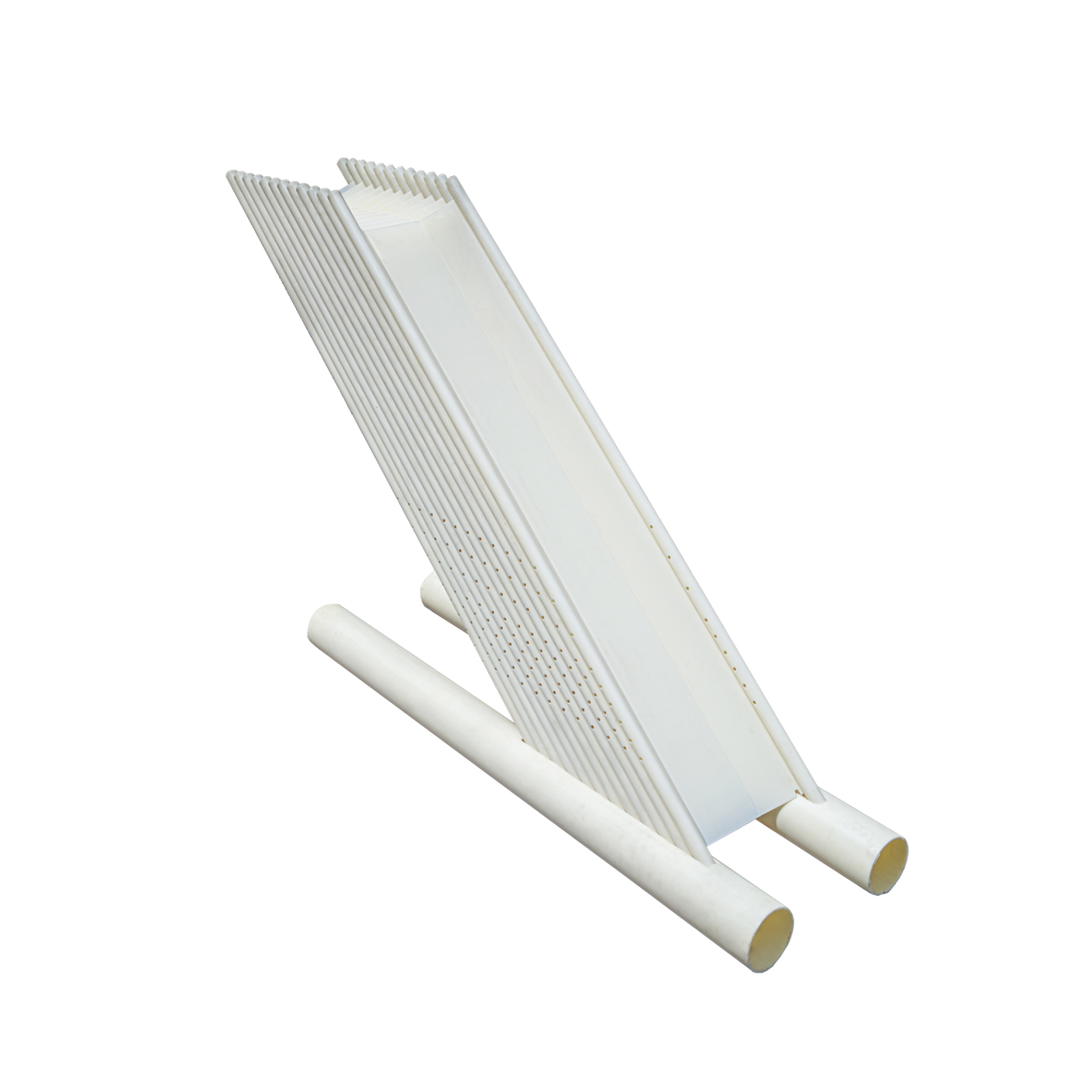 同向流收集水斜板装置